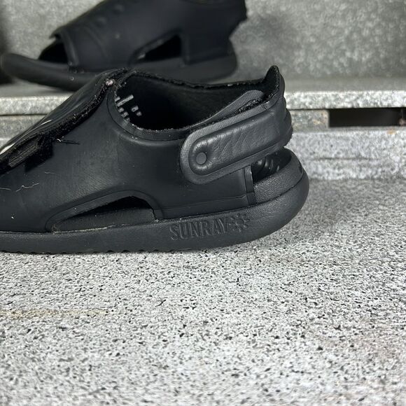 Nike Sunray Protect 2 Slip On Sandals Shoes Velcro Toddler Size 10 - Picture 6 of 8
